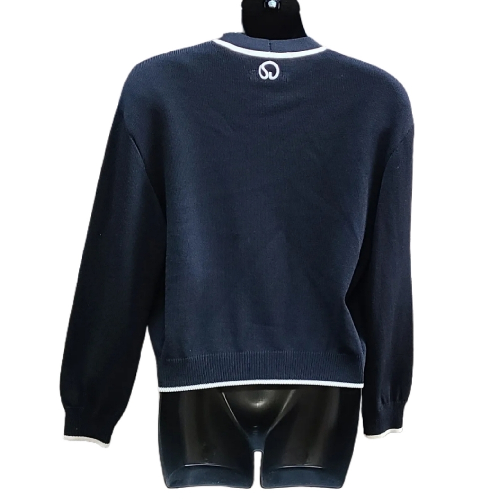 ST. JOHN COLLECTION BLACK W/ WHITE SANTANA JACKET - Picture 2 of 5